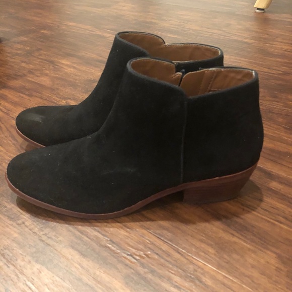 Sam Edelman Black Suede Chelsea Bootie - Picture 3 of 5